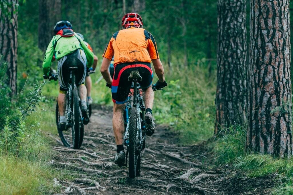Two mountainbiker